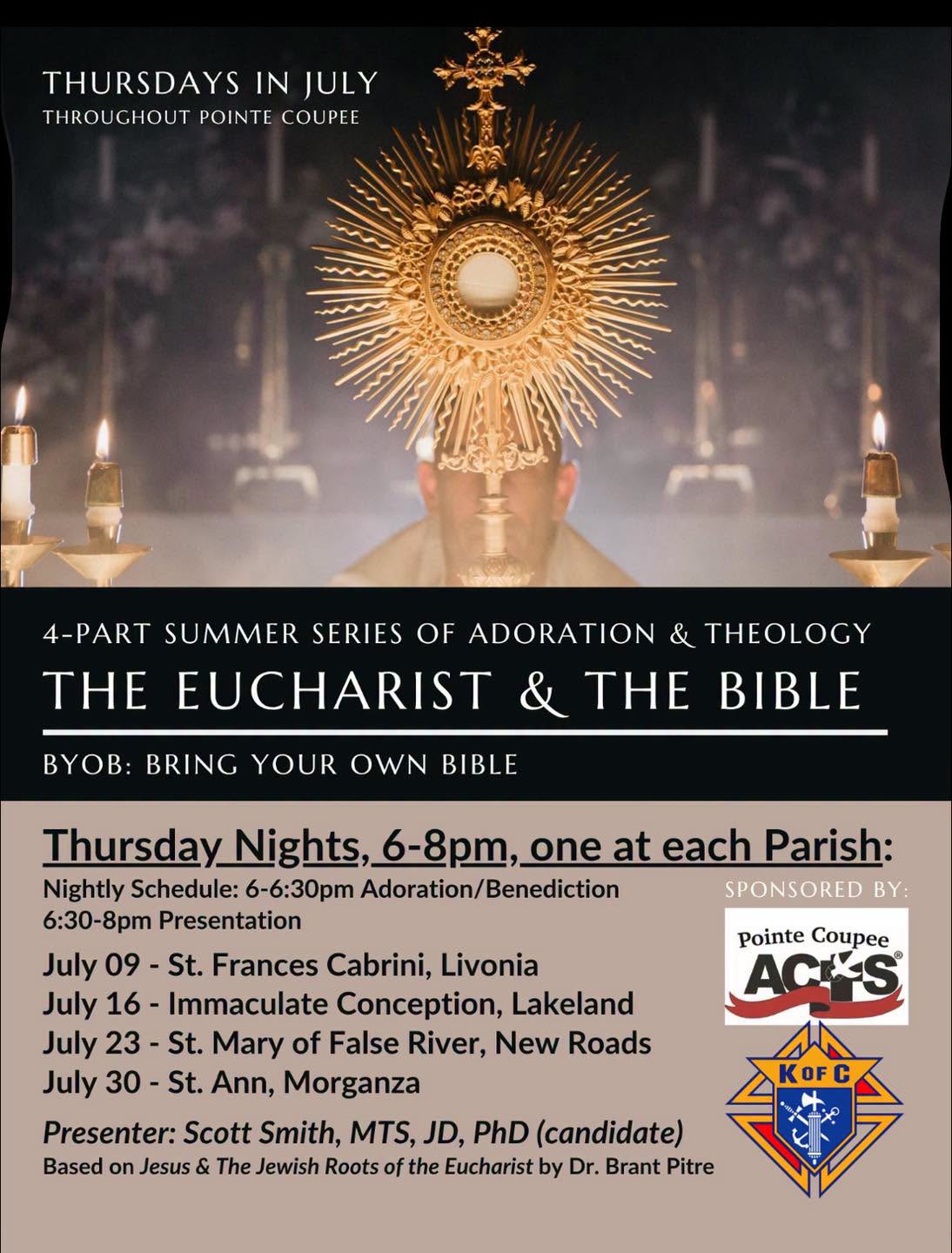 The Eucharist and The Bible-4 Part Mini Series